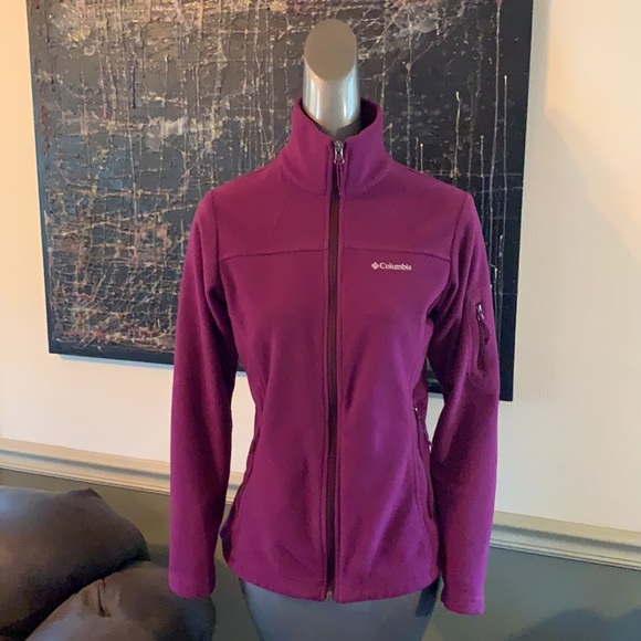 Columbia Fleece Zip Up Jacket - Picture 1 of 10